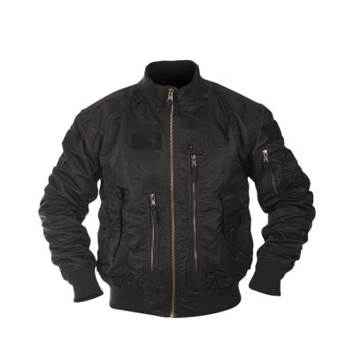 Куртка демісезонна Sturm Mil-Tec "US Tactical Flight Jacket" Black