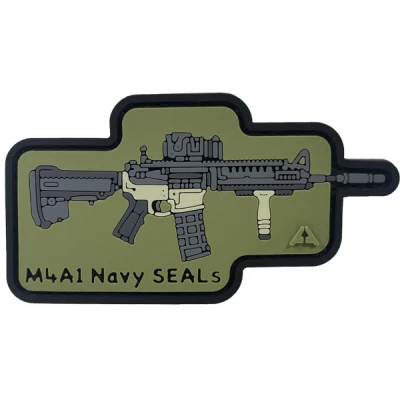 Патч (шеврон) «M4A1 Navy Seals» от А.Т.А.К.А. Мягкий ПВХ пластик. Олива Патч (шеврон) «M4A1 Navy Seals» от А.Т.А.К.А. Мягкий ПВХ пластик. Олива