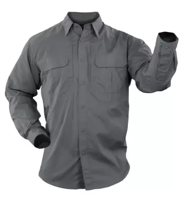 Сорочка тактична "5.11 Tactical Taclite Pro Long Sleeve Shirt" Storm