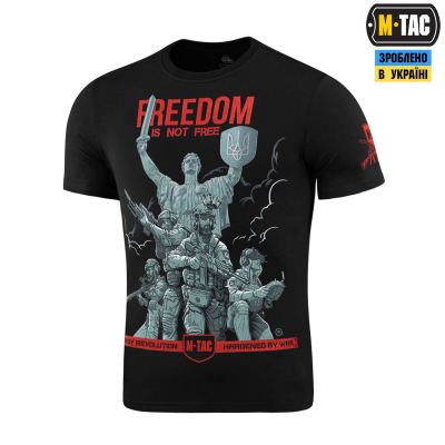 Футболка M-Tac Freedom Чорна, black, чорний