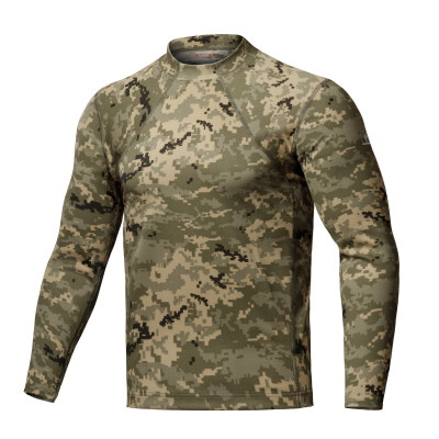 Тактическая рубашка Base Combat Shirt с длинным рукавом. Пиксель