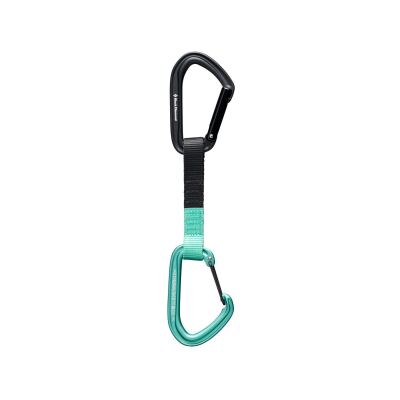 Оттяжка с карабинами Black Diamond HotForge Hybrid Quickdraw 12 cm, Clean Green