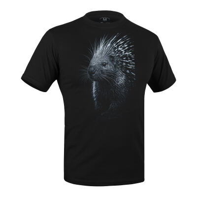 Футболка з малюнком "Porcupine" Combat Black