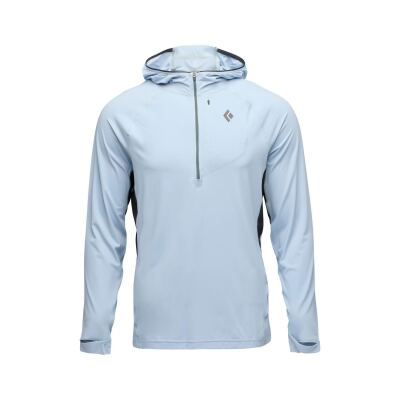 Кофта чоловіча з рукавом реглан Black Diamond M Alpenglow Pro Hoody, Fog Blue