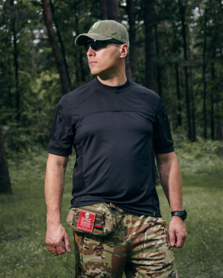 Футболка полевая "LACERTA S/S" Combat Black