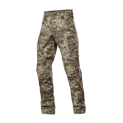 Тактические брюки с наколенниками. Армированная Rip-Stop, пиксель (мм-14)