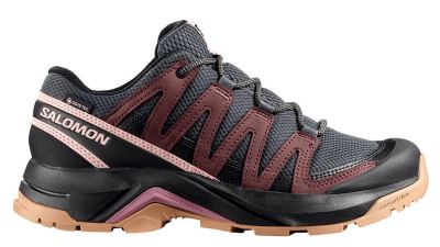 Жіночі трекінгові кросівки SALOMON X-ADVENTURE RECON Gore-Tex — Чорний/коричневий