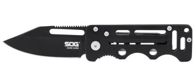 Розкладний ніж SOG CashCard, Black