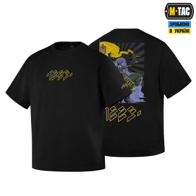 Футболка M-Tac 1223 Embroidery Cotton Hard Чорна, black, чорний