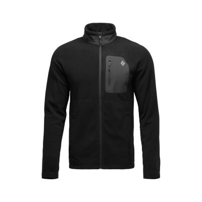 Кофта флісова чоловіча Black Diamond M RiftFZ Fleece Jacket, Black/Black
