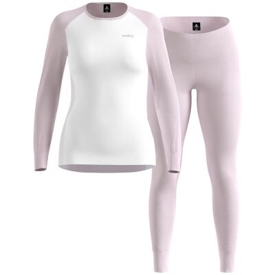 Комплект Odlo Active Warm W, Orchid Ice-white
