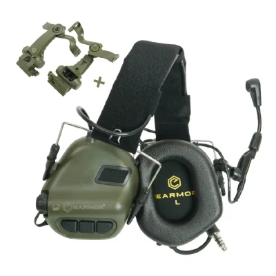 Активні навушники Earmor M32X MOD4 з мікрофоном. Олива Активні навушники Earmor M32X MOD4 з мікрофоном. Олива