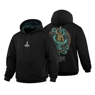 Худі M-Tac Hoodie Ragnarok бавовна Hard, Чорний
