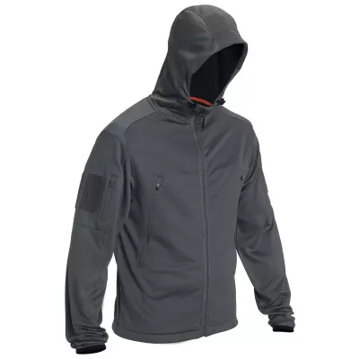 Толстовка тактична з капюшоном "5.11 REACTOR FZ HOODIE" Charcoal