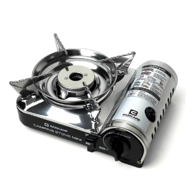 Портативна газова плитка Base Camp Camping Stove Mini. Сірий