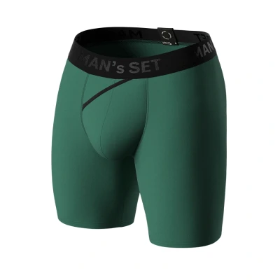 Труси чоловічі Men's Set Anatomic Long 2.1 Black Series Micromodal. Темно-зелений