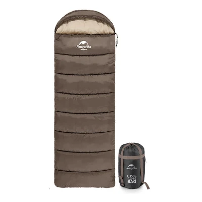 Спальний мішок Naturehike U350S (від -2°C до -13°C). Правий. Колір Коричневий