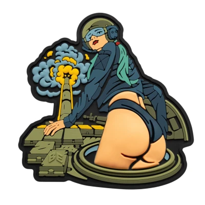 Патч (шеврон) «Tank Girl» от Brand Element. Мягкий ПВХ пластик Патч (шеврон) «Tank Girl» от Brand Element. Мягкий ПВХ пластик