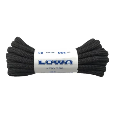 Шнуровка круглая Lowa ATC Mid Black (черный). Длина 160 см Шнуровка круглая Lowa ATC Mid Black (черный). Длина 160 см