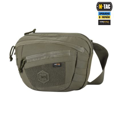 Сумка M-Tac Sphaera Hardsling Bag Large з липучкою Elite Олива (Темна)