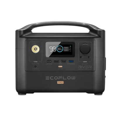 Зарядная станция EcoFlow River Pro 720 Вт-ч/1200 Вт. Черный Зарядная станция EcoFlow River Pro 720 Вт-ч/1200 Вт. Черный
