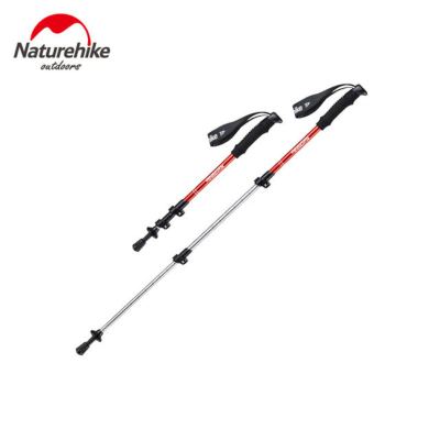 Трекінгова палиця Naturehike 6061 AL NH17D001-Z, 50-100 см, алюміній, червона