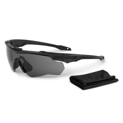 Окуляри захисні балістичні "ESS Crossblade One Black with Smoke Gray Lense" Black