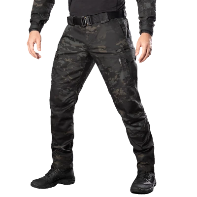Штани тактичні карго Герць 2.0 Twill Camotec. Чорний мультикам
