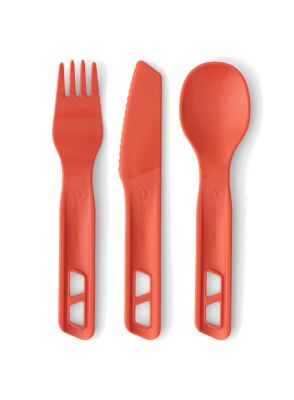 Набір столових приборів Sea to Summit Passage Cutlery Set, 3 Piece, 3 предмети, Spicy Orange