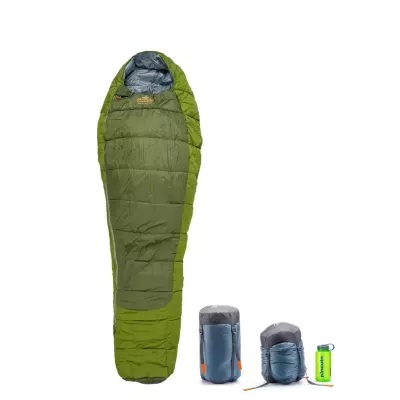 Спальний мішок Pinguin Comfort PFM, 185 см, права блискавка – Хакі