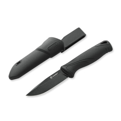 Ніж Ganzo G807BW-BK з чохлом. Чорний