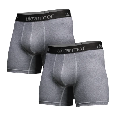 Труси чоловічі “Soldier's Boxer” (2 шт.). Матеріал Charged Cotton. Сірі