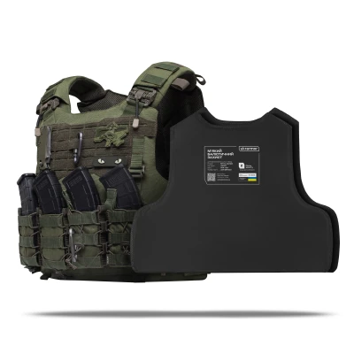 Бойовий бронежилет IBV-2 (Stanag 2920). Вага 3.7 кг. Збільшена площа захисту. Олива. S/M