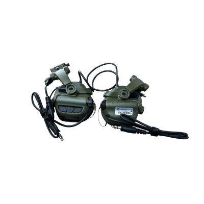 Активные защитные наушники Earmor M32X MARK3 Dual (FG) Olive Mil-Std
