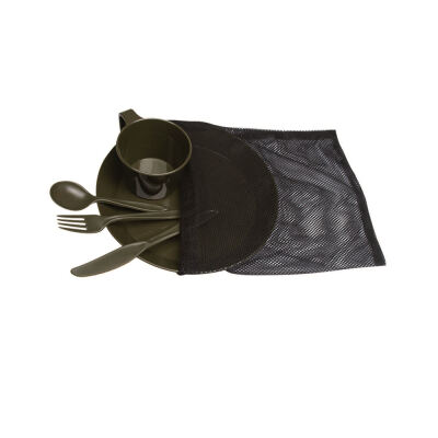 Набір столовий Sturm Mil-Tec "Camp Set Plastic" Olive