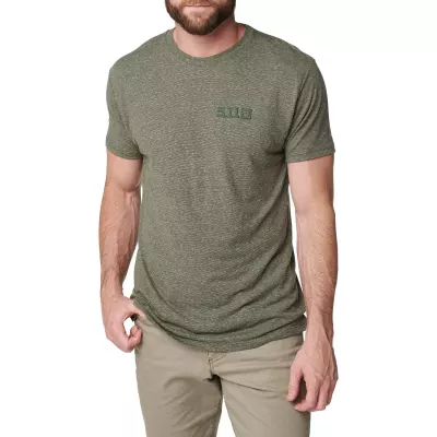 Футболка с рисунком "5.11 Tactical Triblend Legacy Short Sleeve Tee" Military Green Heather