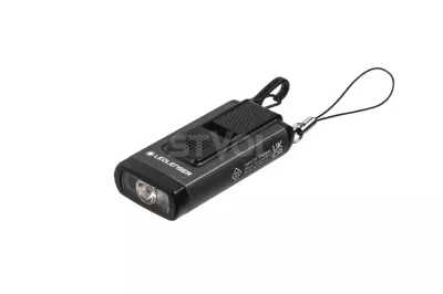 Брелок Led Lenser K6R Gray Safety із звуковою сигналізацією, заряджається, 400/200/20, Чорний