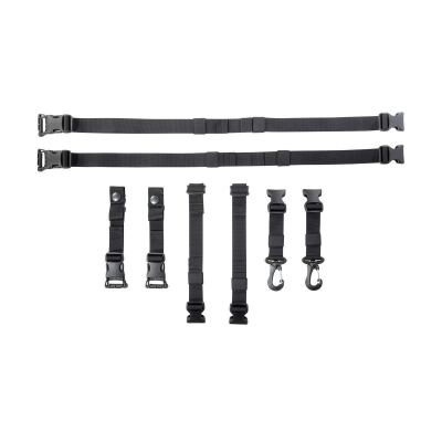 Набор ремешков с пряжками Tasmanian Tiger Pouch Harness Adapter, Black