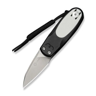 Ніж складаний Civivi Purr Nitro-V G10 чорний/білий, чорний