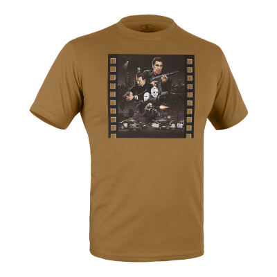 Футболка з малюнком "Heat" Coyote Brown