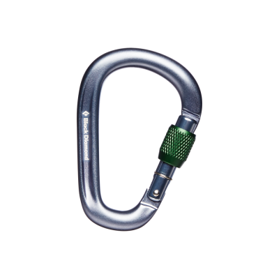 Карабін Black Diamond PearLock Screwgate, Grey