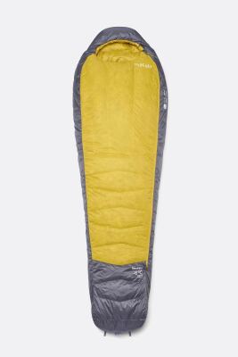 Спальний мішок Rab Neutrino (-6°C), Graphene/Dark Pollen, Left Zip