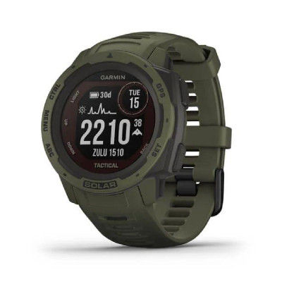 Смарт-годинник Garmin Instinct Solar Tactical MOSS. Олива
