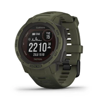 Смарт-годинник Garmin Instinct Solar Tactical MOSS. Олива