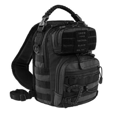 Рюкзак однолямочний "TACTICAL BLACK ONE STRAP ASSAULT PACK SMALL" Black