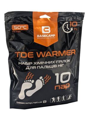 Химическая грелка для пальцев ног Base Camp Toe Warmer, 10 пар