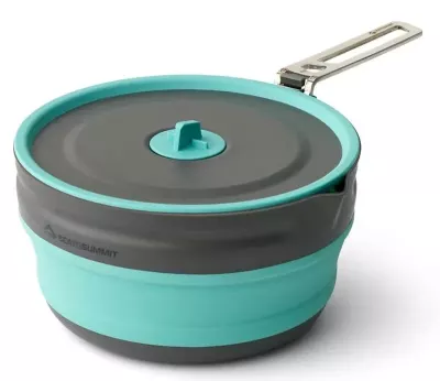 Кастрюля Sea to Summit Frontier UL Collapsible Pot с Sack 2,2 л – Зеленая