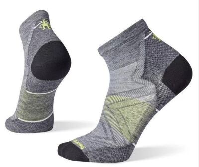 Шкарпетки чоловічі Smartwool Run Zero Cushion Ankle, Medium Gray