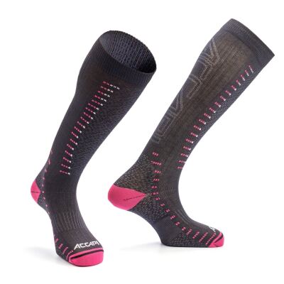 Термошкарпетки Accapi Ski Ergoracing, Black/Cyclamen