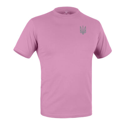 Футболка з малюнком "Тризуб Logo" Light Pink